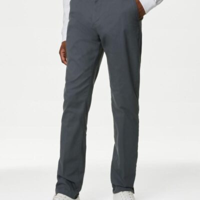 M&S Collection Slim Fit Heritage Chinos Dark Pewter | Mens Trousers