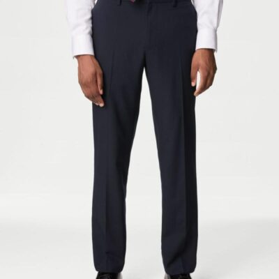 M&S Collection Slim Fit Suit Trousers Navy | Mens Trousers