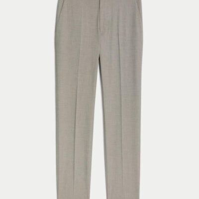 M&S Collection Slim Fit Stretch Trousers Stone | Mens Trousers