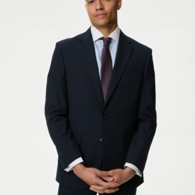 M&S Collection Regular Fit Suit Jacket Navy | Mens Blazers