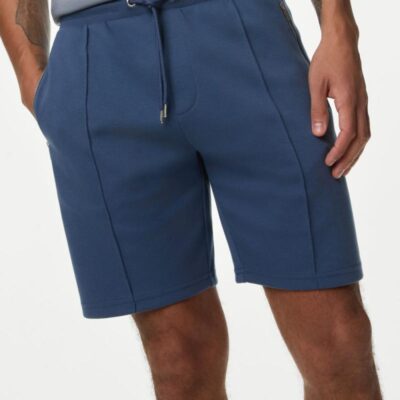 Autograph Jersey Shorts Denim | Mens Shorts