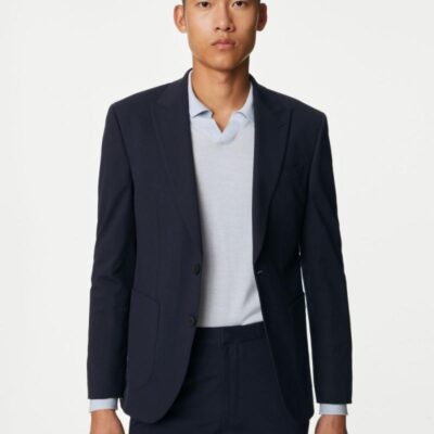 Autograph Jersey Blazer Navy | Mens Blazers