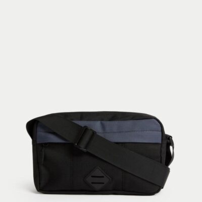 M&S Collection Stormwear™ Cross Body Bag Black | Mens Bags