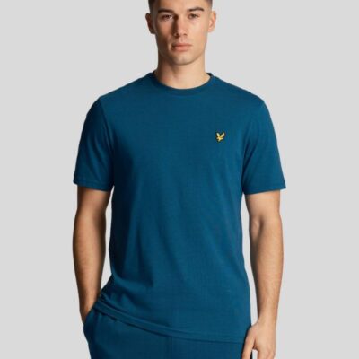 Lyle & Scott Pure Cotton Logo T-Shirt Navy | Mens Tops & T-shirts