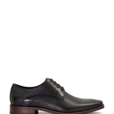 Dune London Leather Derby Shoes Black | Mens Casual Shoes