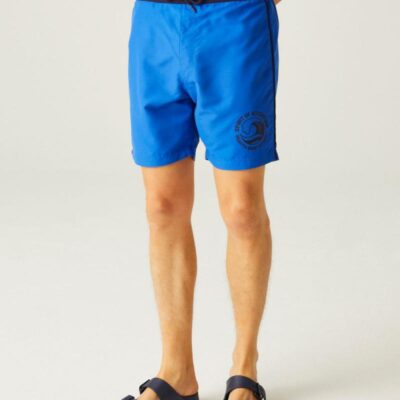 Regatta Bentham Swim Shorts Blue Mix | Mens Shorts