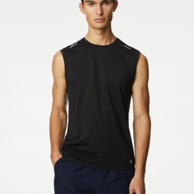 Goodmove Quick Dry Top Black | Mens Tops & T-shirts