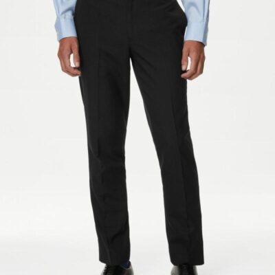 M&S Collection Slim Fit Suit Trousers Black | Mens Trousers