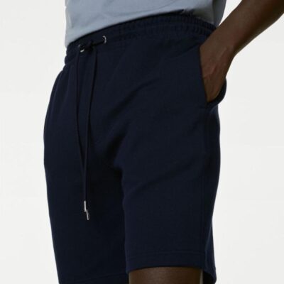 Autograph Jersey Textured Shorts Dark Navy | Mens Shorts