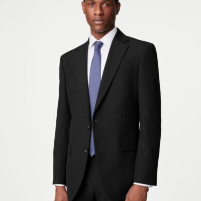 M&S Collection Regular Fit Suit Jacket Black | Mens Blazers