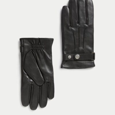 Autograph Leather Gloves Black | Mens Gloves