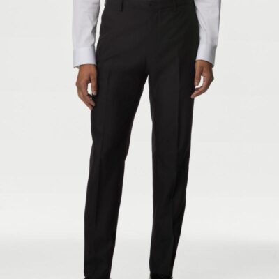 M&S Collection Skinny Fit Trousers Black | Mens Smart Trousers