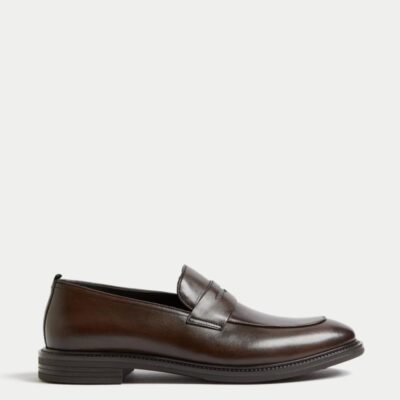 Autograph Leather Loafers Brown | Mens Smart Shoes