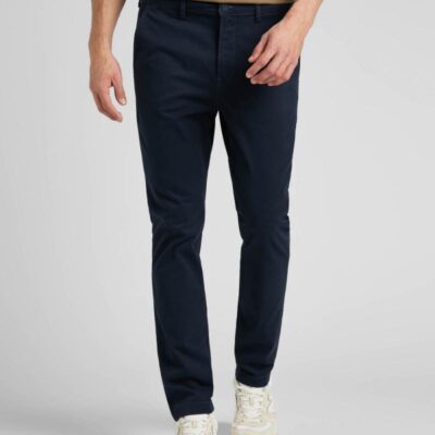 Lee Slim Fit Chinos Navy | Mens Trousers