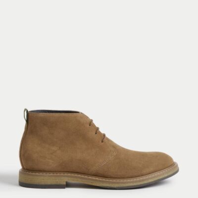 M&S Collection Suede Chukka Boots Tan | Mens Boots