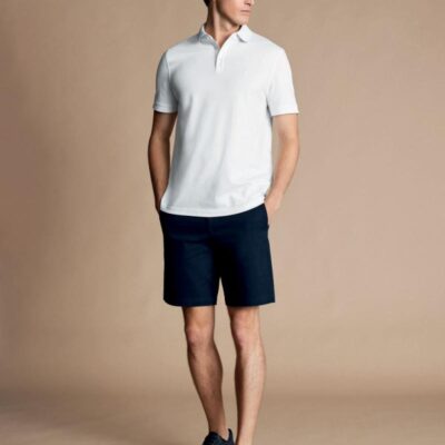 Charles Tyrwhitt Lightweight Shorts Dark Navy | Mens Shorts