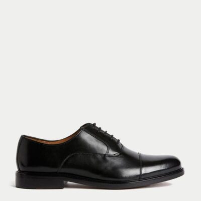 M&S SARTORIAL Leather Oxford Shoes Black | Mens The Smart Edit