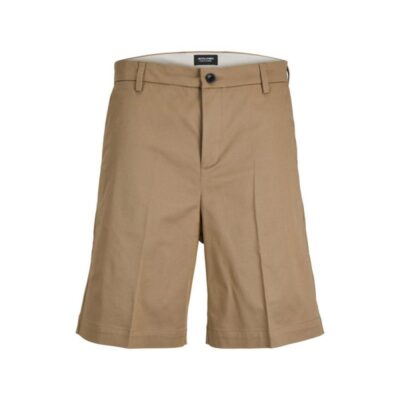 JACK & JONES Cotton Rich Chino Shorts Beige | Mens Shorts