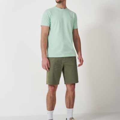 Crew Clothing Cotton Chino Shorts Olive | Mens Shorts