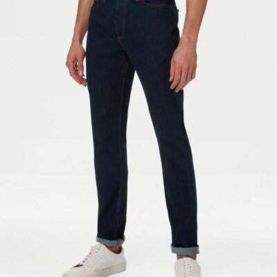 M&S Collection Slim Fit Stretch Jeans Indigo | Mens Trousers