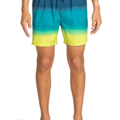 Billabong All Day Fade Pocketed Ombre Swim Shorts Blue Mix | Mens Swimwear