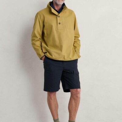 Seasalt Cornwall Cotton Rich Shorts Navy | Mens Shorts