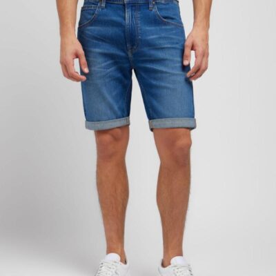 Lee 5 Pocket Denim Shorts Blue Denim | Mens Shorts