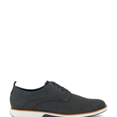 Dune London Leather Derby Shoes Blue | Mens Casual Shoes