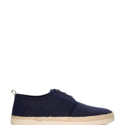 Dune London Mesh Espadrilles Navy | Mens Smart Shoes