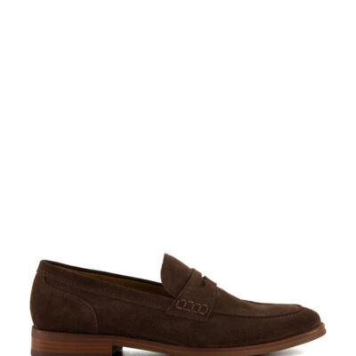 Dune London Leather Slip On Loafers Brown | Mens Casual Shoes