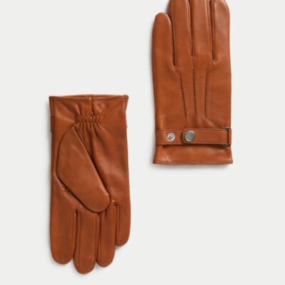 Autograph Leather Gloves Tan | Mens Gloves