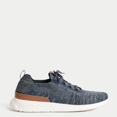 M&S Collection Airflex™ Lace Up Trainers Navy | Mens Trainers