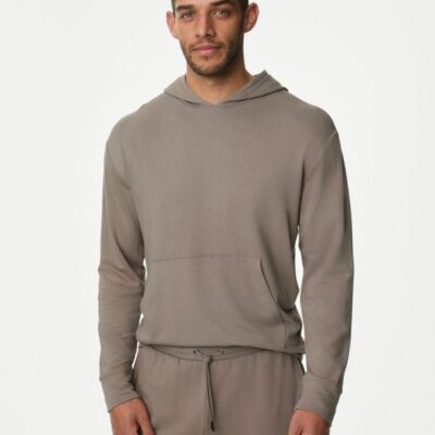 Autograph Supersoft Hoodie Taupe | Mens Hoodies & Sweatshirts