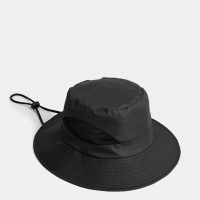 M&S Collection Packable Ambassador Hat Black | Mens Hats