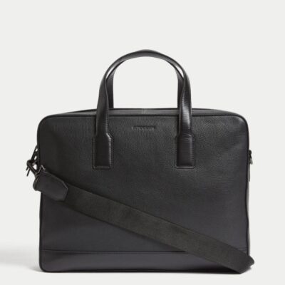 Autograph Leather Laptop Bag Black | Mens Bags