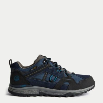 M&S Collection Waterproof Ripstop Walking Shoes Navy Mix | Mens Casual Shoes