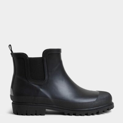 M&S Collection Waterproof Pull-On Chelsea Boots Black | Mens Boots