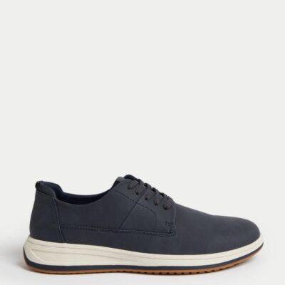 M&S Collection Derby Shoes Navy | Mens Smart Shoes