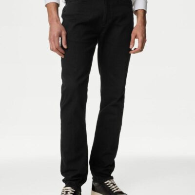 M&S Collection Slim Fit Stretch Jeans Black | Mens Trousers