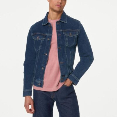 M&S Collection Denim Jacket Indigo | Mens Coats & Jackets