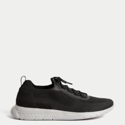 M&S Collection Airflex™ Lace Up Trainers Black | Mens Trainers