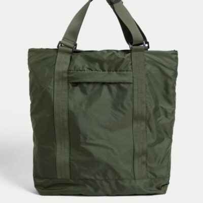 M&S Collection Stormwear™ Scuff Resistant Backpack Tote Khaki | Mens Bags