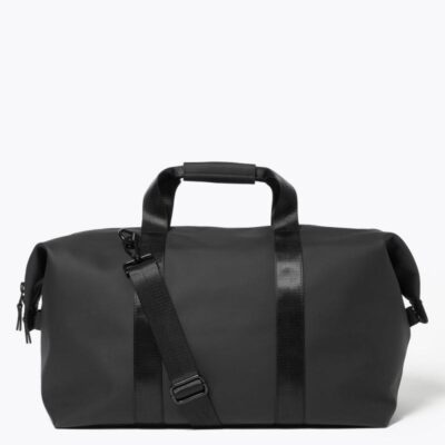 M&S Collection Rubberised Weekend Bag Black | Mens Bags